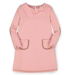 Hope & Henry Girls Quilted Ponte Riding Dress